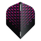 Hardcore Ionic Pink Circles Standard Dart Flights by Red Dragon