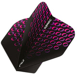 Hardcore Ionic Pink Circles Standard Dart Flights by Red Dragon - view 3