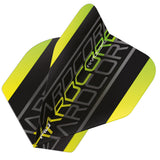Hardcore XT Yellow Triple Standard Dart Flights by Red Dragon - view 3