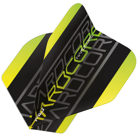 Hardcore XT Yellow Triple Standard Dart Flights by Red Dragon - view 3