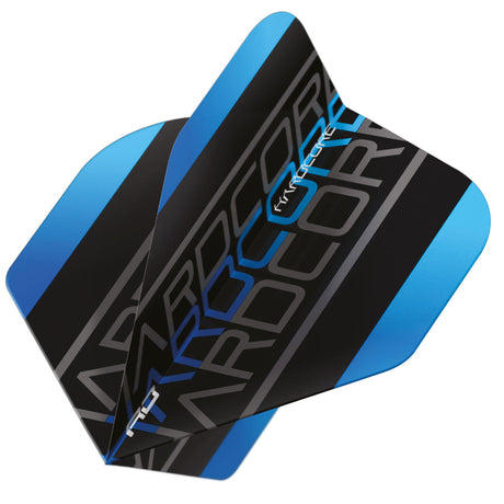 Hardcore XT Blue Triple Standard Dart Flights by Red Dragon - view 3