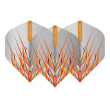 Hardcore Snakebite Orange Mohawk Standard Dart Flights by Red Dragon - view 2