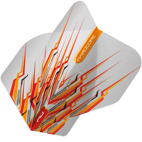 Hardcore Snakebite Orange Mohawk Standard Dart Flights by Red Dragon - view 3