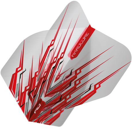 Hardcore Snakebite Red Mohawk Standard Dart Flights by Red Dragon - view 3