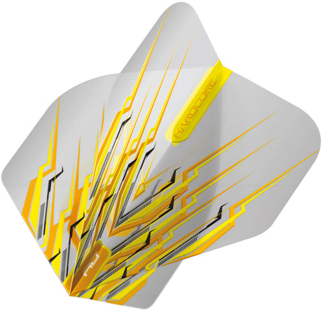 Hardcore Snakebite Yellow Mohawk Standard Dart Flights by Red Dragon - view 3