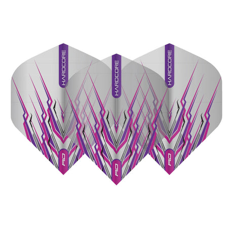 Hardcore Snakebite Purple Mohawk Standard Dart Flights by Red Dragon - view 2
