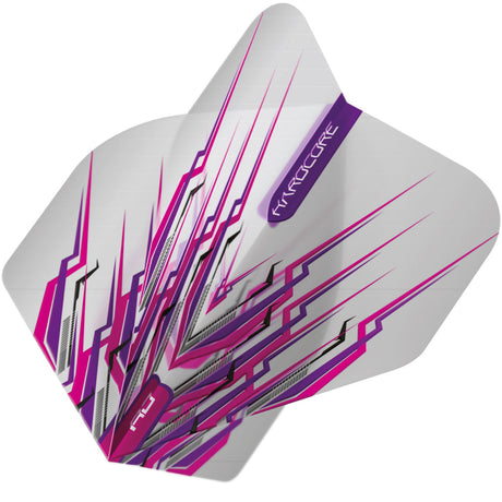 Hardcore Snakebite Purple Mohawk Standard Dart Flights by Red Dragon - view 3