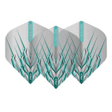 Hardcore Snakebite Light Blue Mohawk Standard Dart Flights by Red Dragon - view 2