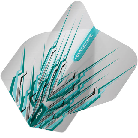 Hardcore Snakebite Light Blue Mohawk Standard Dart Flights by Red Dragon - view 3