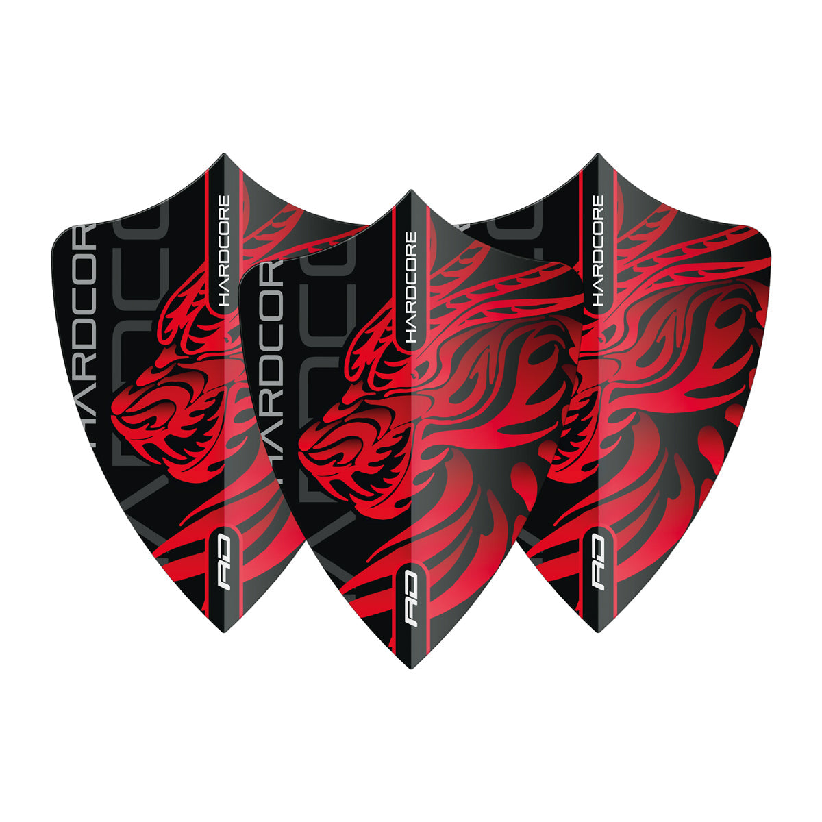 Hardcore Jonny Clayton Dragon Freestyle Dart Flights by Red Dragon - view 2