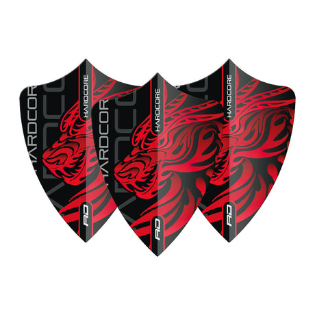 Hardcore Jonny Clayton Dragon Freestyle Dart Flights by Red Dragon - view 2