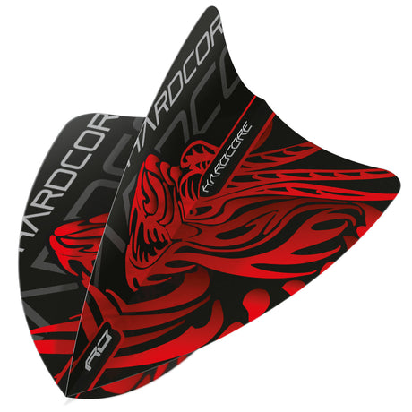 Hardcore Jonny Clayton Dragon Freestyle Dart Flights by Red Dragon - view 3
