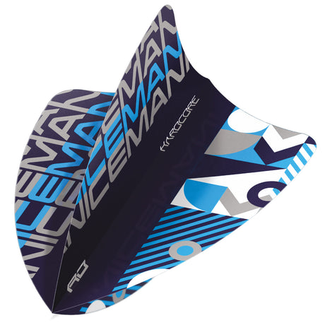 Hardcore Iceman Black Stack Freestyle Dart Flights by Red Dragon - view 3