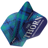 Hardcore Rob Thornton World Seniors Blue Standard Dart Flights by Red Dragon - view 3