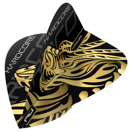 Hardcore Jonny Clayton Gold Dragon Kite Dart Flights by Red Dragon - view 3