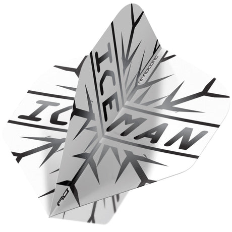 Hardcore Gerwyn Price Grey Snowflake Standard Dart Flights by Red Dragon - view 3
