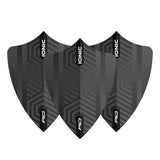 Hardcore Iceman Black Freestyle Dart Flights by Red Dragon - view 2
