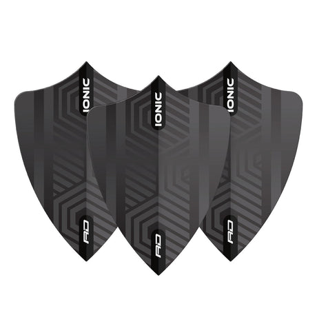 Hardcore Iceman Black Freestyle Dart Flights by Red Dragon - view 2