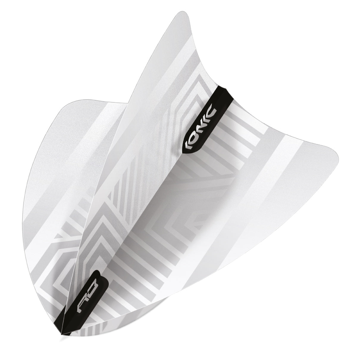 Hardcore White Freestyle Dart Flights by Red Dragon - view 3