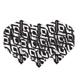 Hardcore Radical Black & White Standard Dart Flights by Red Dragon - view 2