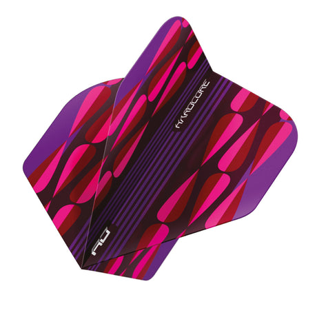 Hardcore Radical Pink Teardrop Standard Dart Flights by Red Dragon - view 3