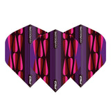 Hardcore Radical Pink Teardrop Standard Dart Flights by Red Dragon - view 2