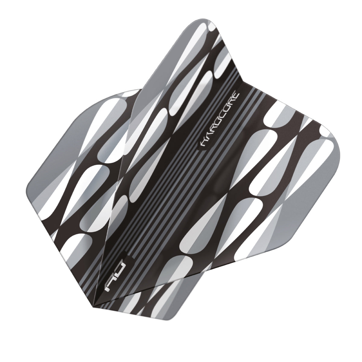 Hardcore Radical White Teardrop Standard Dart Flights by Red Dragon - view 3