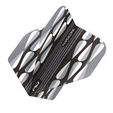 Hardcore Radical White Teardrop Standard Dart Flights by Red Dragon - view 3