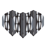 Hardcore Radical White Teardrop Standard Dart Flights by Red Dragon - view 2