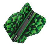 Hardcore Radical Green & Black Geometric Standard Dart Flights by Red Dragon - view 3