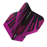 Hardcore Radical Purple & Black Fan Standard Dart Flights by Red Dragon - view 3