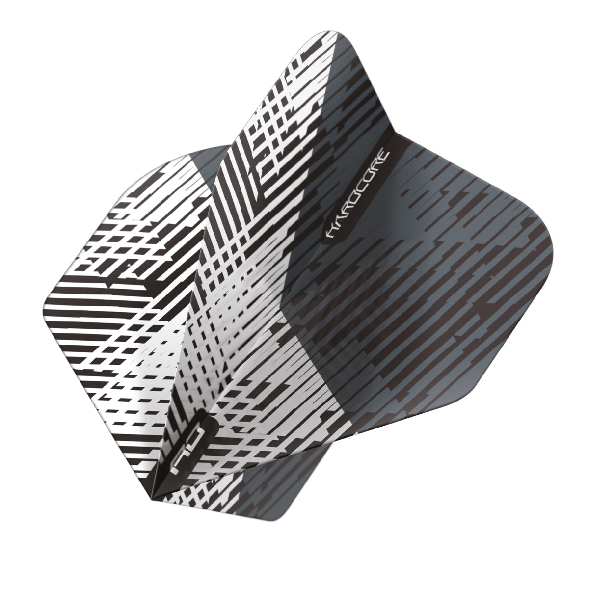 Hardcore Radical Grey & Black Fleck Standard Dart Flights by Red Dragon - view 3