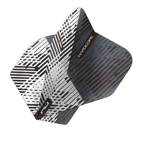Hardcore Radical Grey & Black Fleck Standard Dart Flights by Red Dragon - view 3