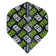 Hardcore XT Green and White Red Dragon Logo Standard Dart Flights by Red Dragon