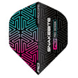 Hardcore Premium Snakebite Black & Rainbow Standard Dart Flights by Red Dragon