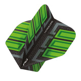 Hardcore Radical Black & Green Blocks Standard Dart Flights by Red Dragon - view 3