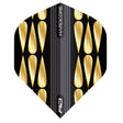 Hardcore Premium Gold & Black Teardrop Standard Dart Flights by Red Dragon