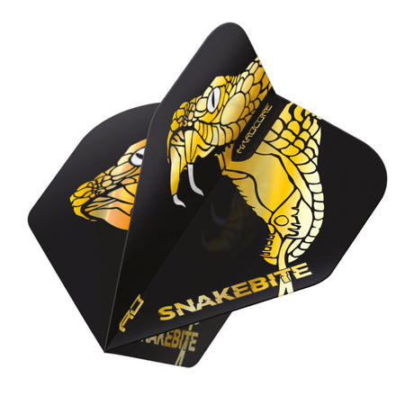 Hardcore Premium Snakebite Gold Snake Standard Dart Flights by Red Dragon - view 3