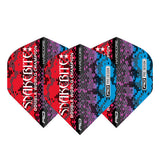 Hardcore Snakebite Multi Snakeskin Red Standard Dart Flights by Red Dragon - view 2