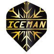 Hardcore Premium Gerwyn Price Gold Snowflake Standard Dart Flights by Red Dragon