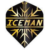 Hardcore Premium Gerwyn Price Gold Snowflake Standard Dart Flights by Red Dragon