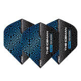 Hardcore Premium Gerwyn Price Blue & Black Standard Dart Flights by Red Dragon - view 2