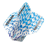 Hardcore Ionic Gerwyn Price Blue & White Burst Standard Dart Flights by Red Dragon - view 3
