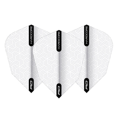 White V-Standard Dart Flights by Red Dragon - view 2