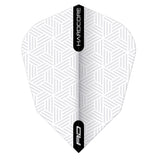 White V-Standard Dart Flights by Red Dragon