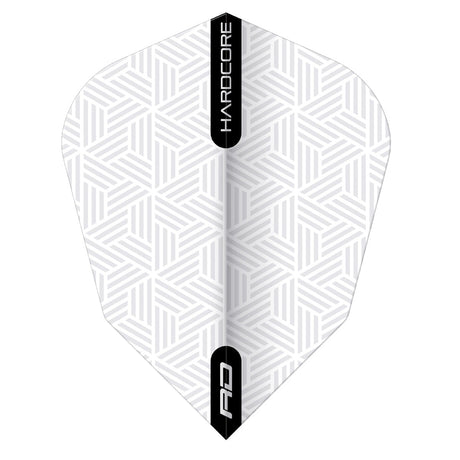 White V-Standard Dart Flights by Red Dragon