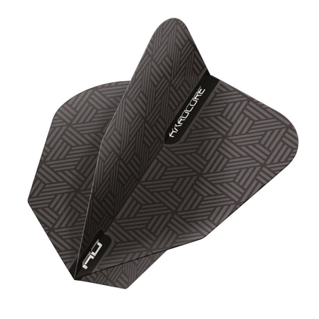Black V-Standard Dart Flights by Red Dragon - view 3