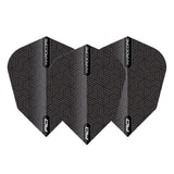 Black V-Standard Dart Flights by Red Dragon - view 2
