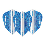 Hardcore Ionic Gerwyn Price Blue Burst V Standard Flights V-Standard Dart Flights by Red Dragon - view 2