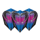 V Standard Snake Black Transparent V-Standard Dart Flights by Red Dragon - view 2